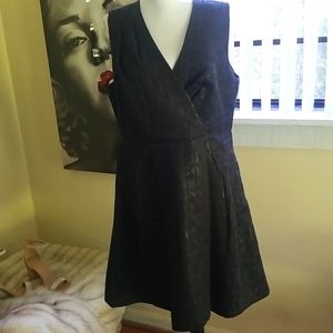 Black sleeveless dress